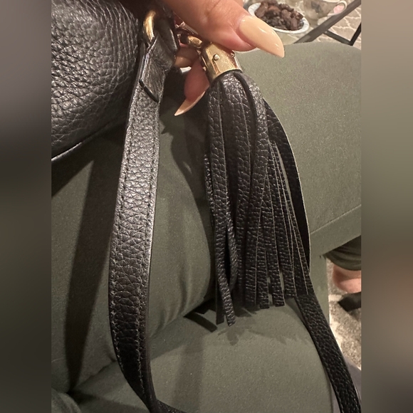 GUCCI Pebbled Calfskin Small Soho Disco Bag Black - Picture 6 of 8